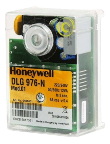 Controlador Llama Electronico Quemador Gas Honeywell Dlg976n