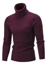 Comprar Suéter De Moda Twist Cálido Casual Cuello Alto Twist Hombres