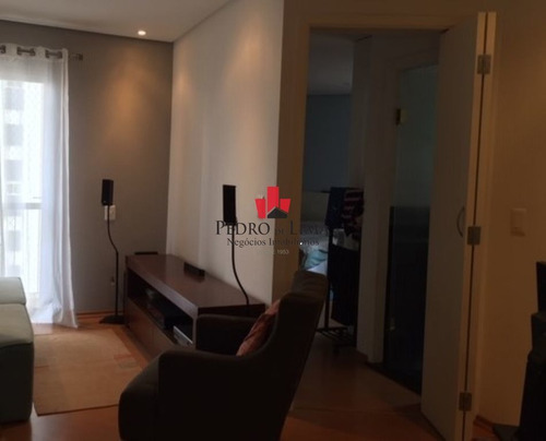 Imagem 2 de 15 de Apartamento 2 Dormitórios 1 Suíte No Tatuapé, Todo Mobiliado - Tp16923