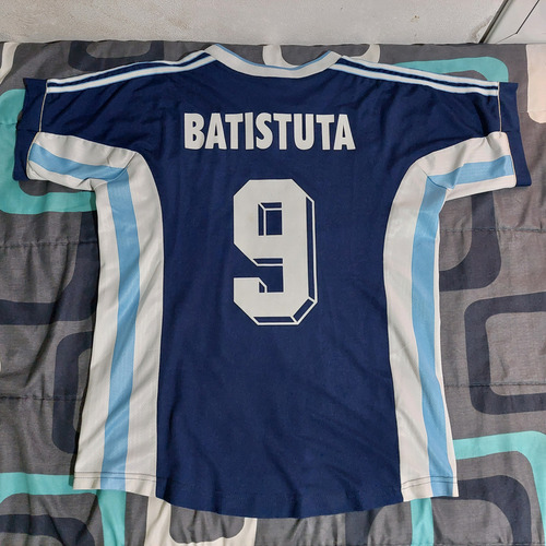 Camiseta Seleccion Argentina 1998 Suplente Original De Época