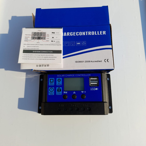 Imagen 5 de 6 de Regulador De Carga 20a Usb Paneles Solares Usb 12v 24v