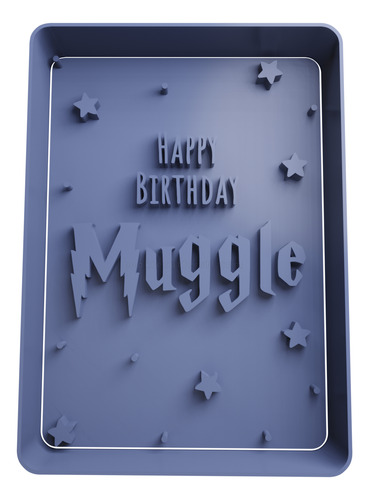  Cortador De Galletas Feliz Cumpleaños Muggle