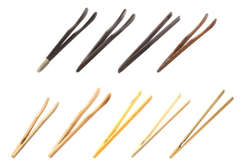 Minipinzas De Madera Para Té, 9 Unidades, De Bambú, Para Bar