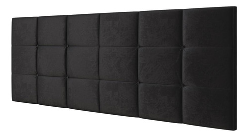 Cabeceira Aérea King Size 1.95 Suede Decoração Quarto Casal