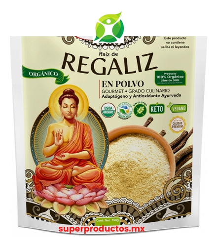 Raíz De Regaliz Organica 450 Gramos Envio Gratis