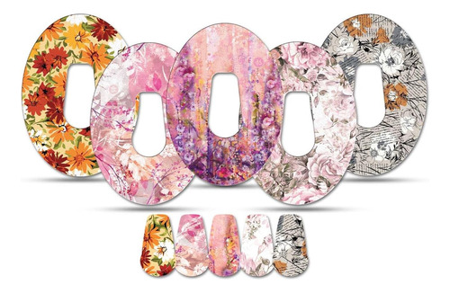 Parches Adhesivos Sueños De Flores De Dex Styles Dexcom G6,