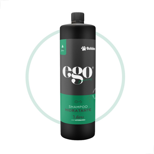 Shampoo Neutro Hidratante Bubbles Ego Banho Petshop 1 Litro