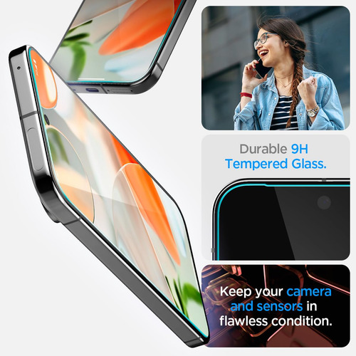 Protetor De Tela Spigen Glastr Ez Fit Para Pixel 9/9 Pro