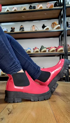Bot n Mujer Matilda Rojo Cuotas sin inter s