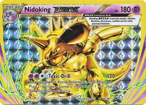 Nidoking Break 46/108 Break Raro Pokemon Tcg