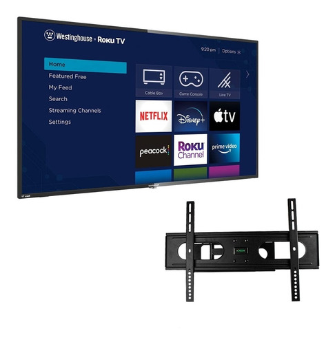 Television Westinghouse 43'' Wr43fx2212 Smart Roku Tv Hd (Reacondicionado)