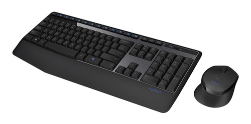 Imagen 6 de 12 de Kit de teclado y mouse inalámbrico Logitech MK345 Español Latinoamérica de color negro
