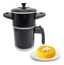 Comprar Cuscuzeira Individual Nordestina Alumínio N°10 Panela Cuscuz Cor Preto