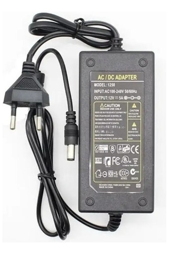 Fuente De Poder 12v 5a 60w Cargador Transformador / 217003