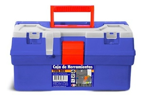 Caja De Herramientas N2 Con Organizador Art 8397 Colombraro