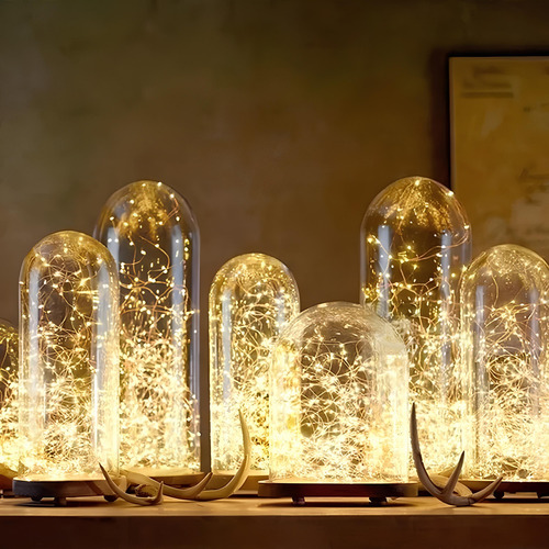 Guirnalda Luces 100 Led Hadas 2m Pilas Navidad Calido Luces Calida