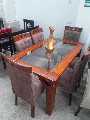 Imagen 4 de 5 de Mesa Comedor Madera Tornillo Parafinico Envio