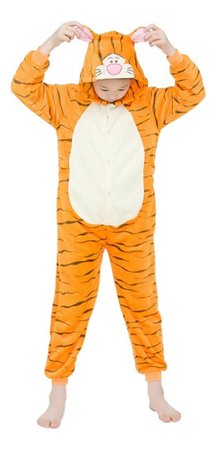 Disfraces De Cosplay De Anime Kigurumi Jumping Tiger Para Ni