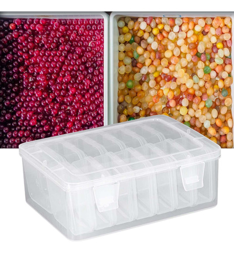 Caja De Almacenamiento De Cuentas Con 14 Gird Diamond Art