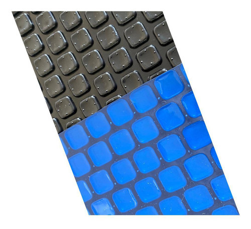 Lona Térmica Piscina 7x3,5 300 Micras Proteção Uv Black/blue
