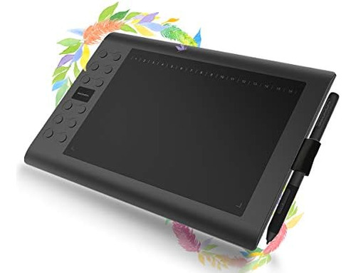 Tablet digitalizador preto Gaomon GAOMON M106K PRO.