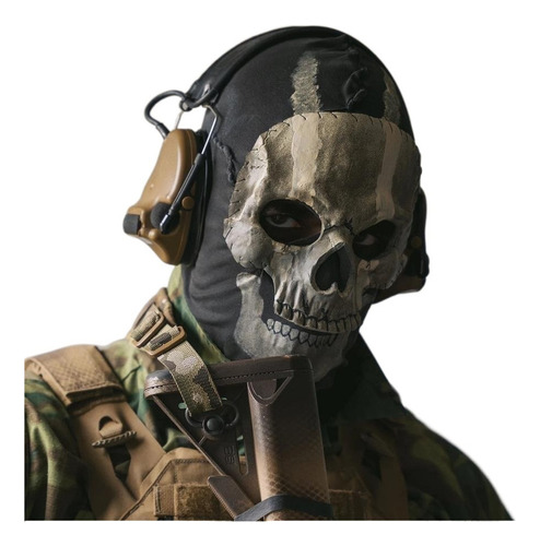 Mwii Ghost Mask Cod Cosplay Airsoft, Máscara Táctica De Cala