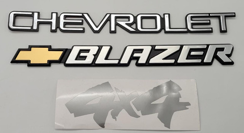 Chevrolet Blazer Emblemas Y Calcomanía  4x4