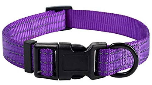 Mile High Collar Para Perros | Nylon Con Tres Correas Reflec