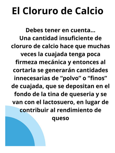 Fermento Para Quesos Semiduros + Calcio