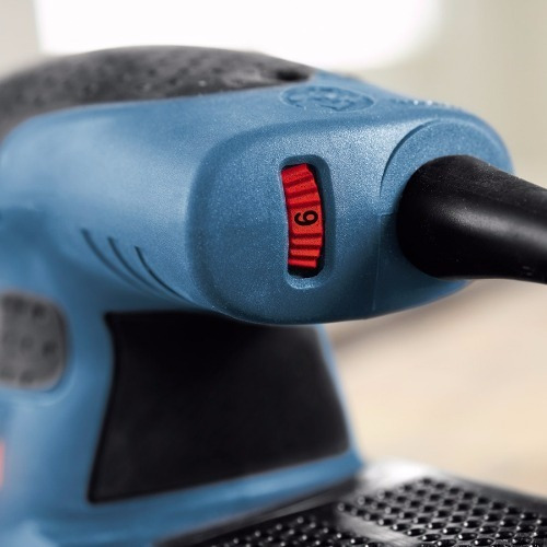 Lijadora profesional roto orbital Bosch Professional GEX 125-1 AE con sistema velcro azul 250W 230V