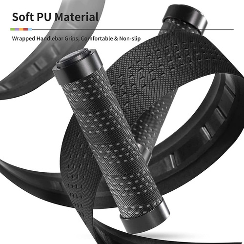 Imagen 3 de 4 de Puños Cinta Bicicleta Protector Manilla Volante Mtb Rockbros