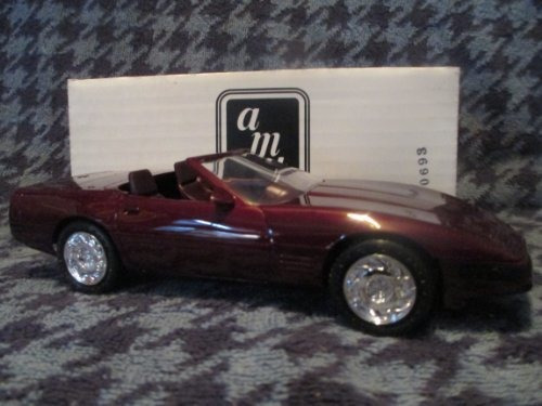 Coche Modelo 1993 Corvette 1/25 Escala, Rojo Ruby