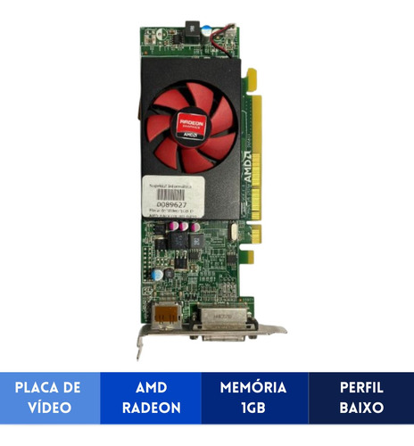 Placa De Vídeo Amd Radeon Hd 8490 Ddr3 1gb Displayport Dvi (Usado)