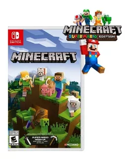 Nuevo Minecraft Nintendo Switch + Super Mario Mash-up Pack