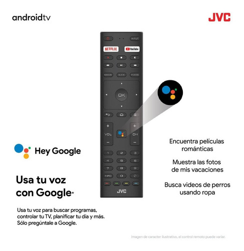 Imagen 4 de 4 de Smart Tv Jvc 50 Pulgadas 4k Android 11