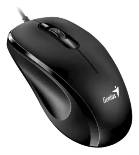 Mouse Genius Dx 101 Óptico Usb Negro Diestro