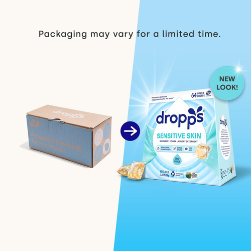 Dropps Cápsulas Para Piel Sensible 64 Tabletas, Crisp Breeze