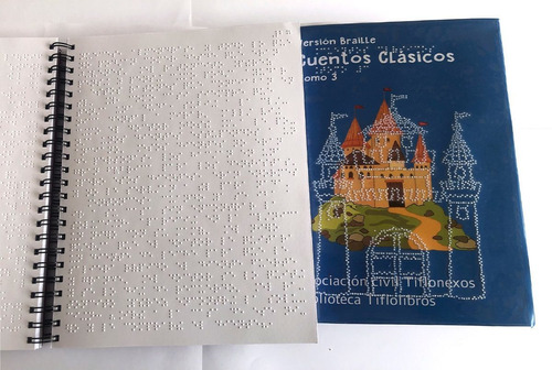 Libro Impreso En Braille De Cuentos Clásicos. Tomo 3