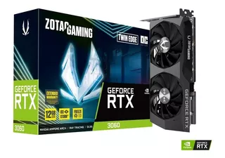 Tarjeta De Video Zotac Gaming Geforce RTX 3060 Twin Edge OC 12GB GDDR6 ZT-A30600H-10M
