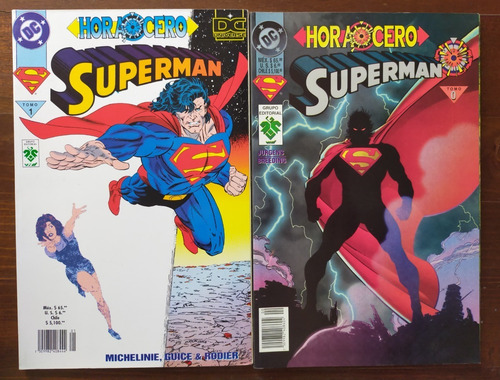 Superman Hora Cero Tomo 0 Y 1 Dc Comics Editorial Vid (Usado)