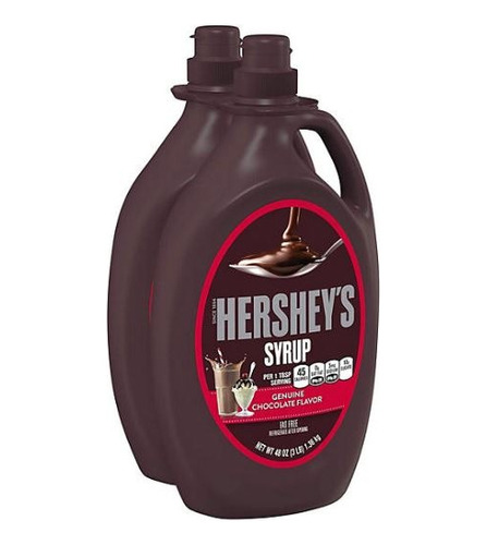 Hersheys Syrup Chocolate Americano Liquido 2pza De 48oz C/u