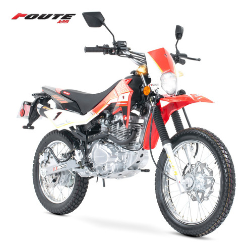 Forro Moto Broche + Ojillos Carabela Route 125 Red 2018