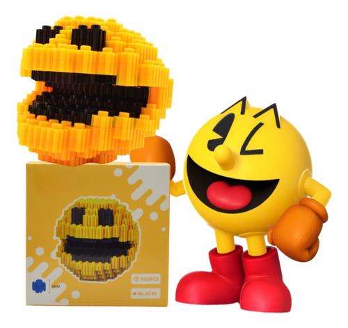 Figura Para Armar 3d De Pacman Con Mas De 650 Piezas