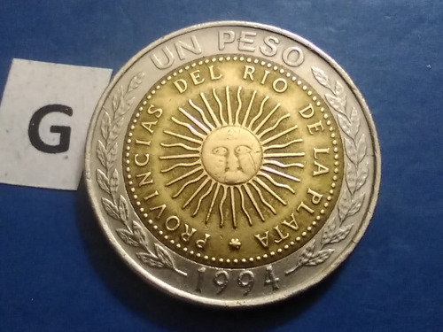 Argentina Antigua Moneda De 1 Peso 1994 Argentina Peso