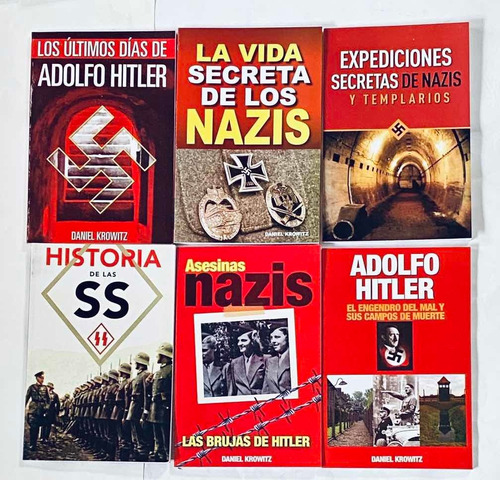 Paquete 6  Libros Hitler El Engendro Del Mal Asesinas Nazis