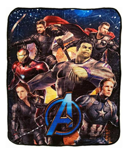 Marvel 's Avengers Endgame Heroes Defense Manta De Seda Al
