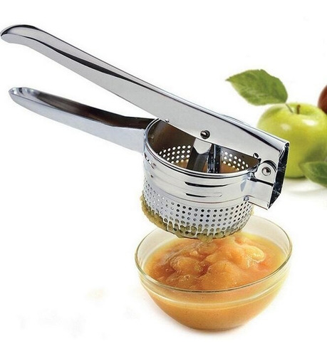 Exprimidor Puré De Papas Jugos Juguera Manual Acero Inox.