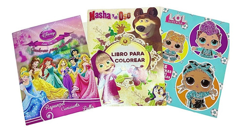 50 Libros Para Colorear Para Niño Niña Mayoreo Surtido 16pág