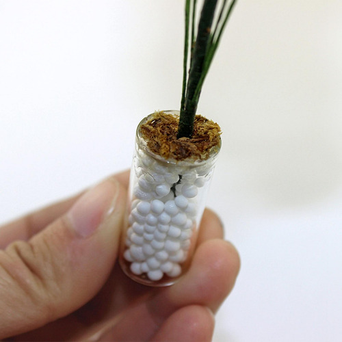 1:12 Casa De Plantas En Macetas Adorno De Árbol De Estilo 1
