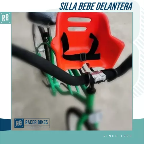 Silla Bebe Bicicleta Delantera Regulable Nacional - Racer Bikes